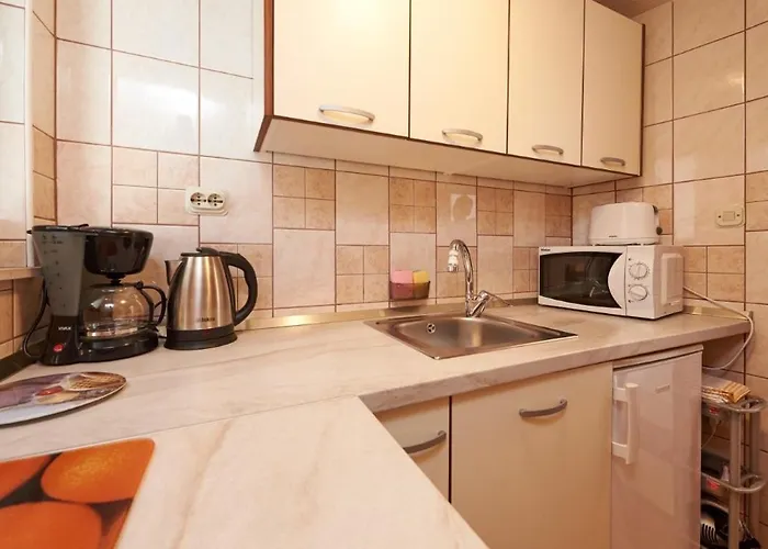 In Mastrinka With Loggia, Air Conditioning, Wifi, Washing Machine 5159-1 *